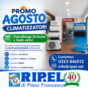 PROMO AGOSTO CLIMATIZZATORI